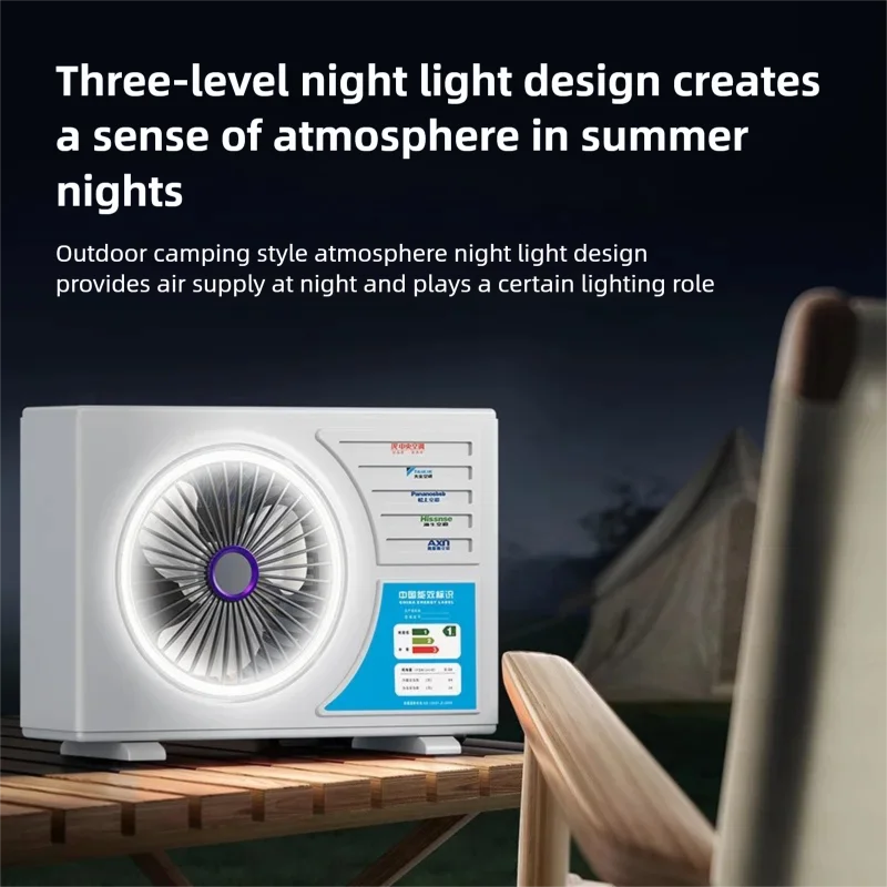 High-Speed Desktop Fan with Multiple Adjustable Levels Cool Circulating Air Mini Air Conditioning Style Home Silent Cooling Fan