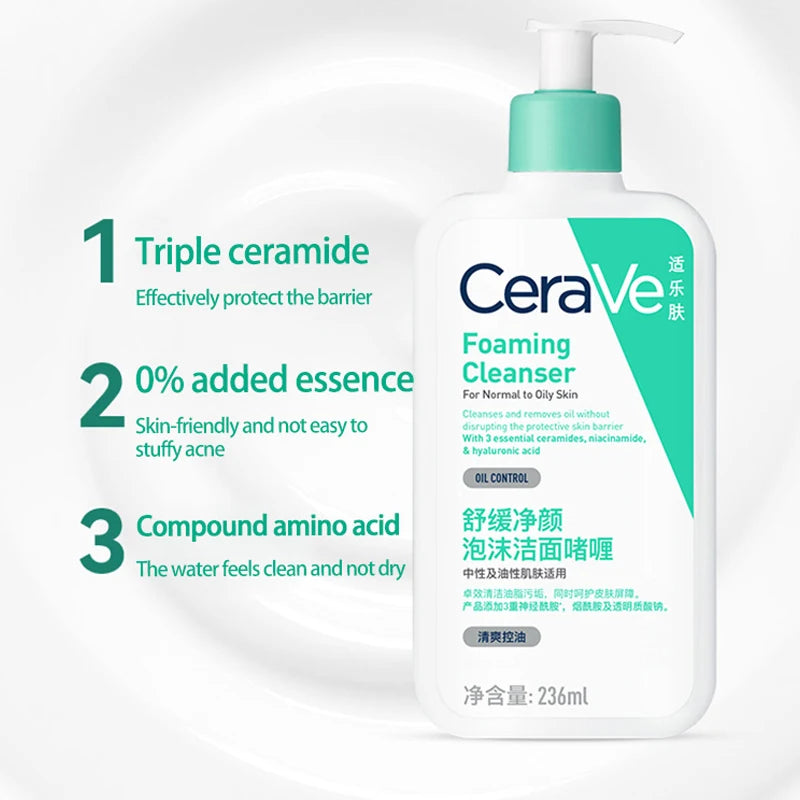 Gentle Facial Cleanser with Amino Acid Formula for Hydrated Skin