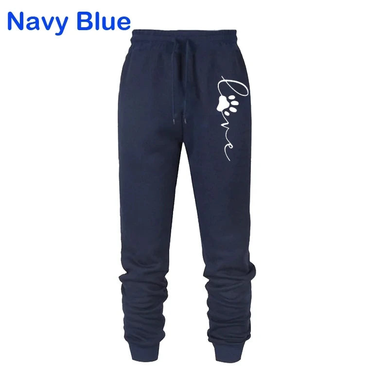 Hot sales Women Cat Paw Daily Printed Sweatpants High Quality Long Pants Jogger Trousers Outdoor Casual Fitness Jogging Pants