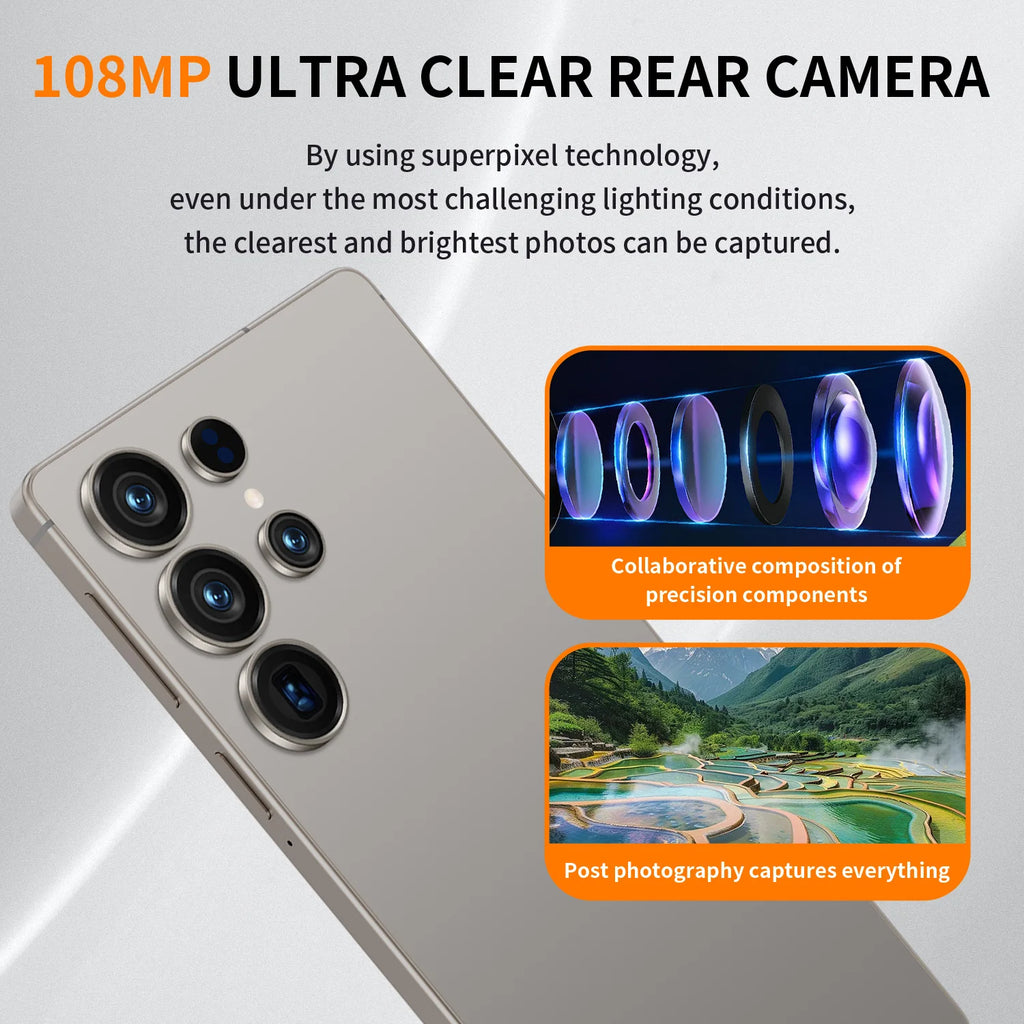 Original Dust Free Screen Protector For S28 Ultra 22GB+2TB Smartphone Tempered Glass Anti-scratch Films 5G Global Edition