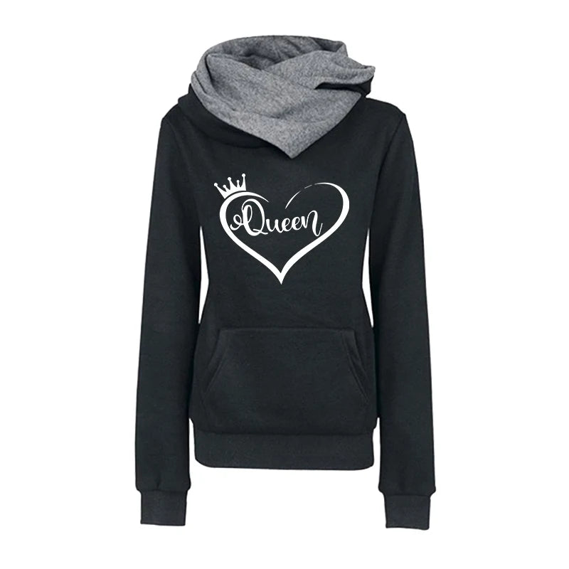 Women’s Hooded Tracksuit Set – Casual Long Sleeve Top & Jogger Pants Outfit