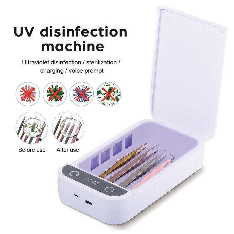 Portable UV Light Sanitizer Box | Multi-Purpose UVC Disinfection Case for Home and Travel