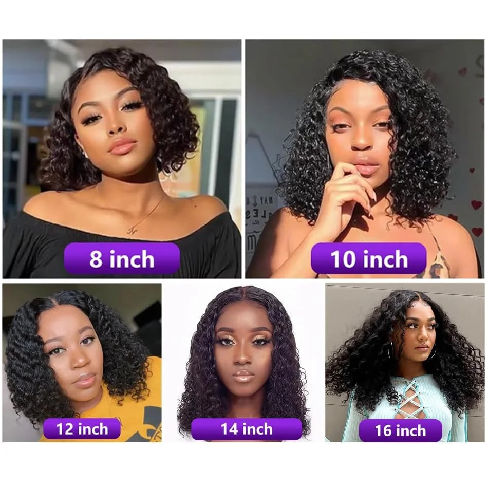 5X5 Hd Lace Closure Wig Bob Wigs Human Hair  250 Density Pre Plucked Pre Cut Pre Bleached Glueless Human Hair Wigs For Women