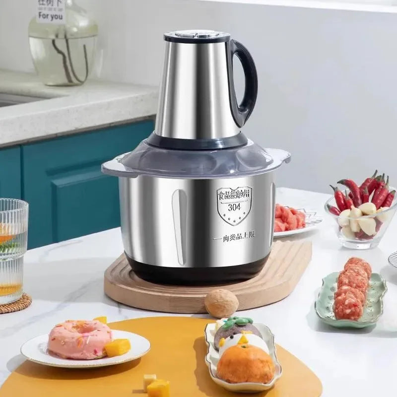 Stainless Steel Multifunctional Crusher Vegetable Cutter And Crusher for Efficient Kitchen Preparation