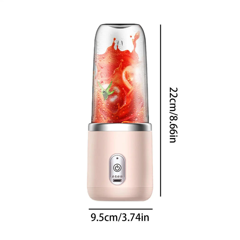 Portable Blender Electric Juicer Rechargeable Fruit Mixers USB Rechargeable Smoothie Mini Blender Multifunction Juice Maker