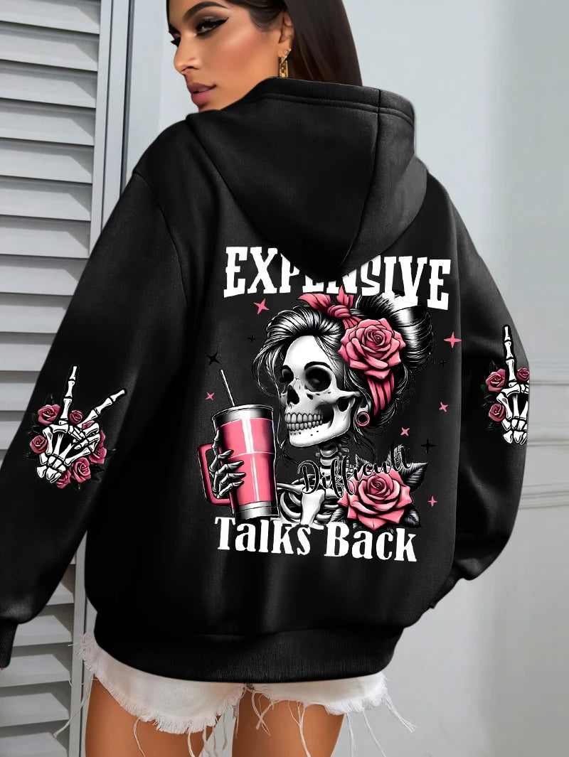 Women’s Plus Size Fleece Hoodie – Casual Pullover Sweatshirt