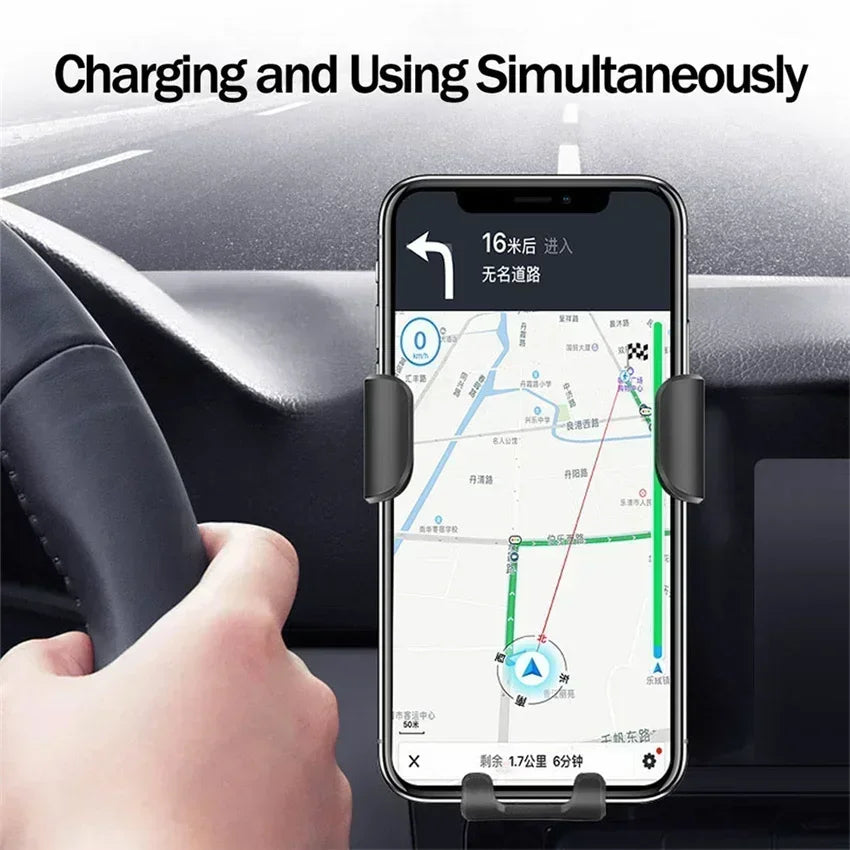 Car Wireless Charger Holder for iPhone 15/14/13/12/11 pro XS Max XR Samsung Fast Charging Mount Compatible with Multiple Models