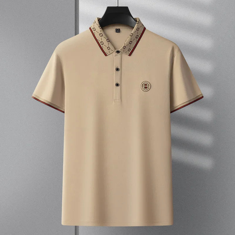 Men’s Embroidered Long Sleeve Dress Shirt