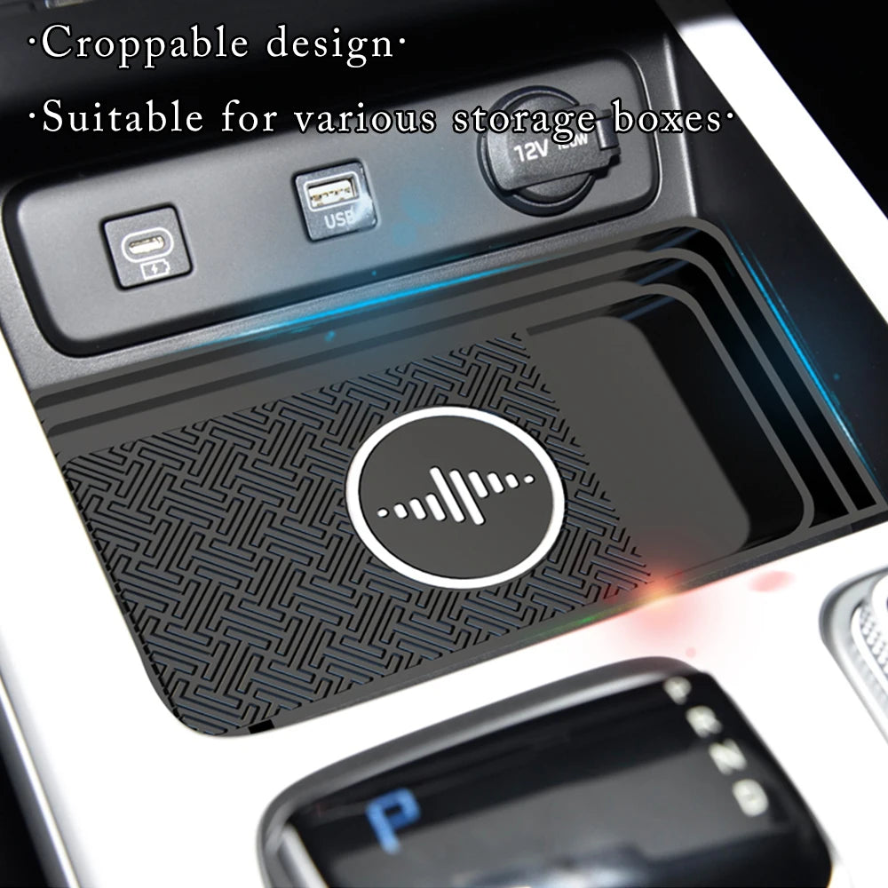 Customizable design for car wireless charger, mobile phone wireless fast charging board, multi device charging station, 15W anti
