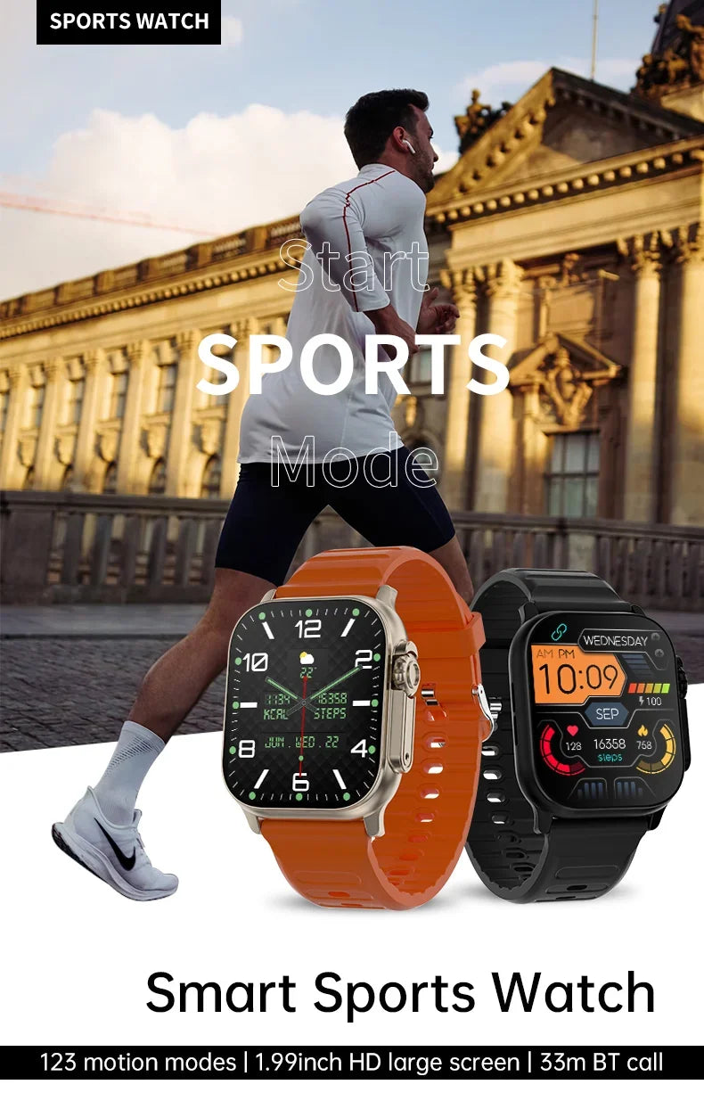 Discover the Smart Watch Pro – a Bluetooth 5.0 smartwatch with heart rate and fitness tracking, full HD touchscreen, and 12-hour battery life. Compatible with Android and iOS.