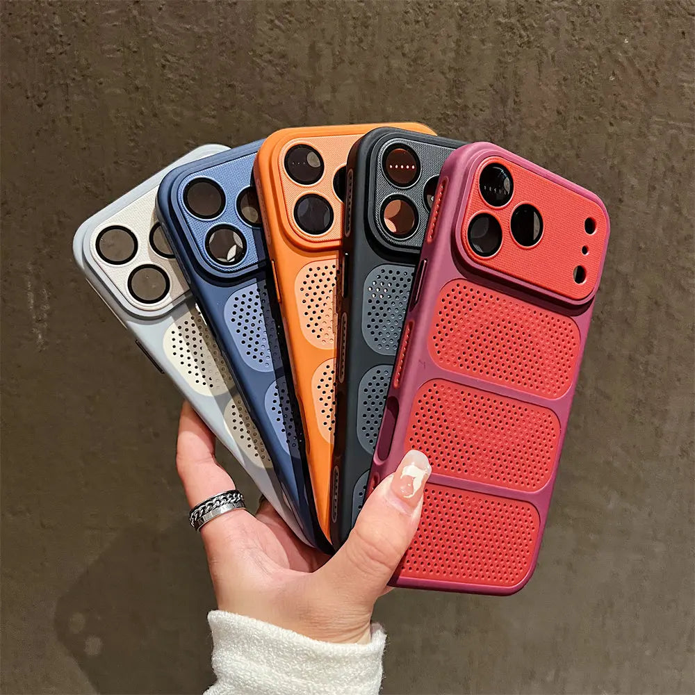 2026 New Heat Dissipation Magnetic Phone Case For iPhone 17 Air 13 12 14 15 16 Pro Max Plus For Magsafe Camera Protection Cover