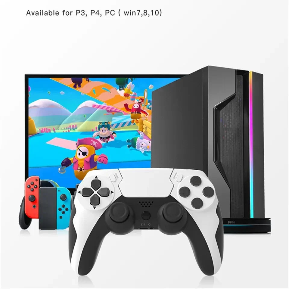 Wireless Gamepad with Six Axis Gyroscope Game Controller For PS4 PS3 Console Wins 7 8 10 Dual Vibration PC