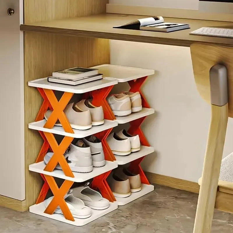 New Multi-Layer Shoe Rack Storage Organizer Household Stackable Shoe Cabinet Space Saving Storage Dormitory Shoes Rack Furniture