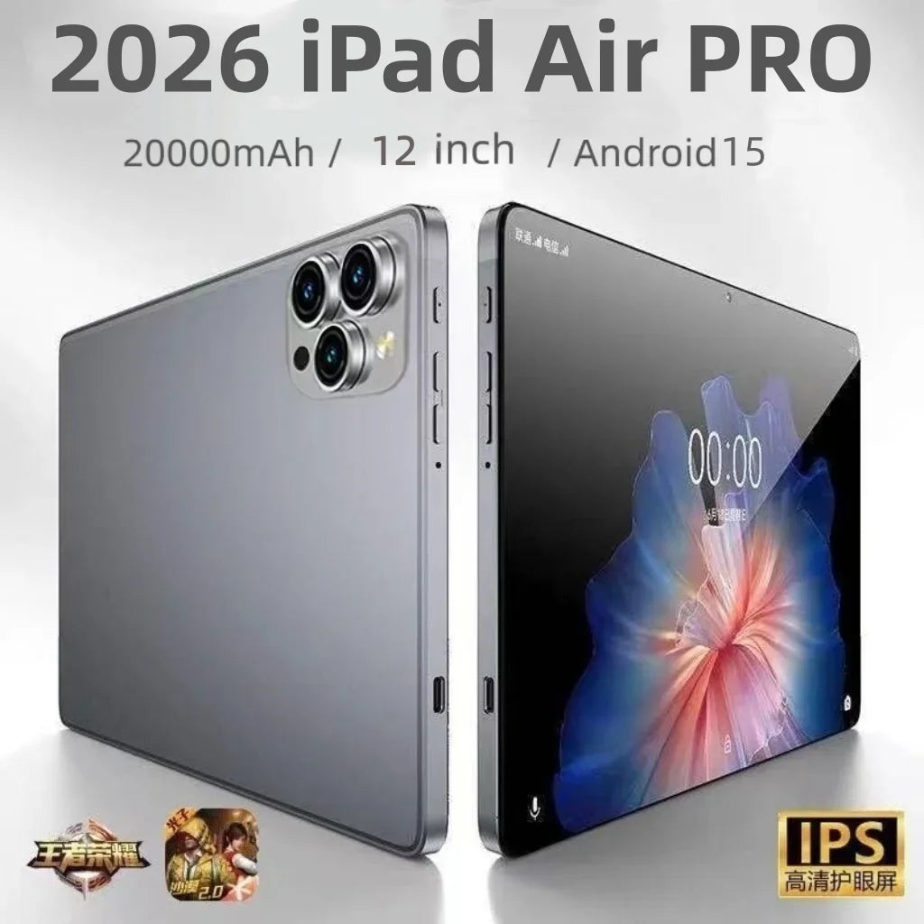 2026NEW Pad Air Pro Ultra Latest Global First Tablet mi Android 15 Snapdragon 8Gen3 11 inch Soft Light Screen WiFi GPS WPS 5G PC