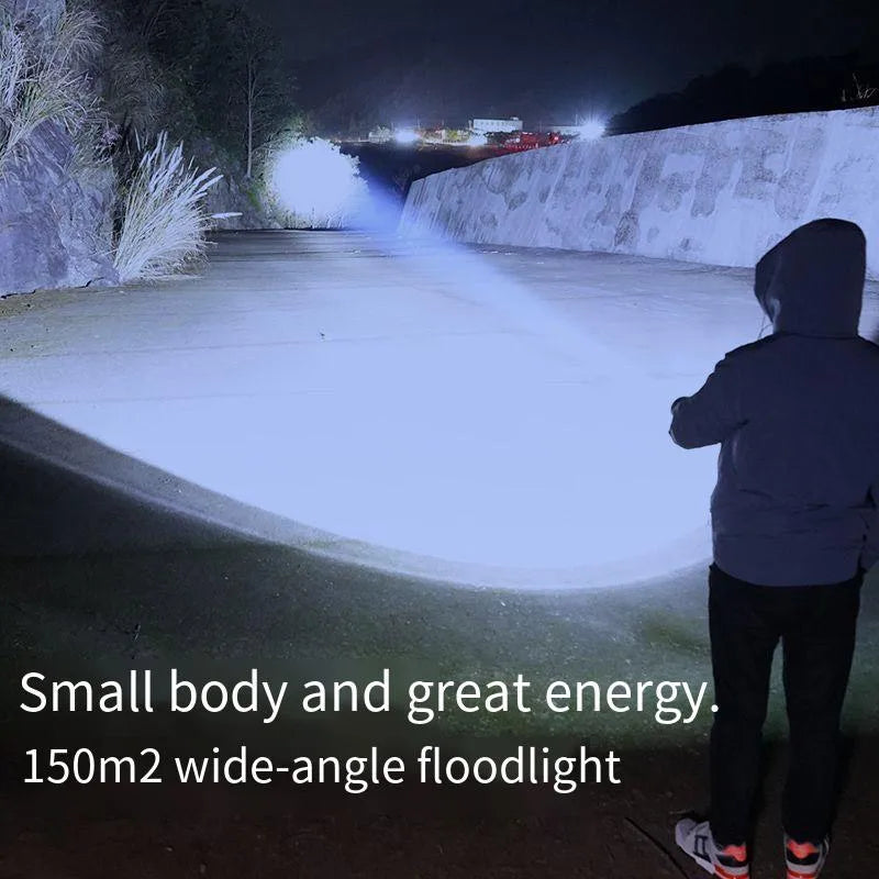 New Powerful Flashlight 3 Core LED Mini Tactical Flashlight Rechargeable High Power LED Torch Metal Pen Clip Hand Lamp