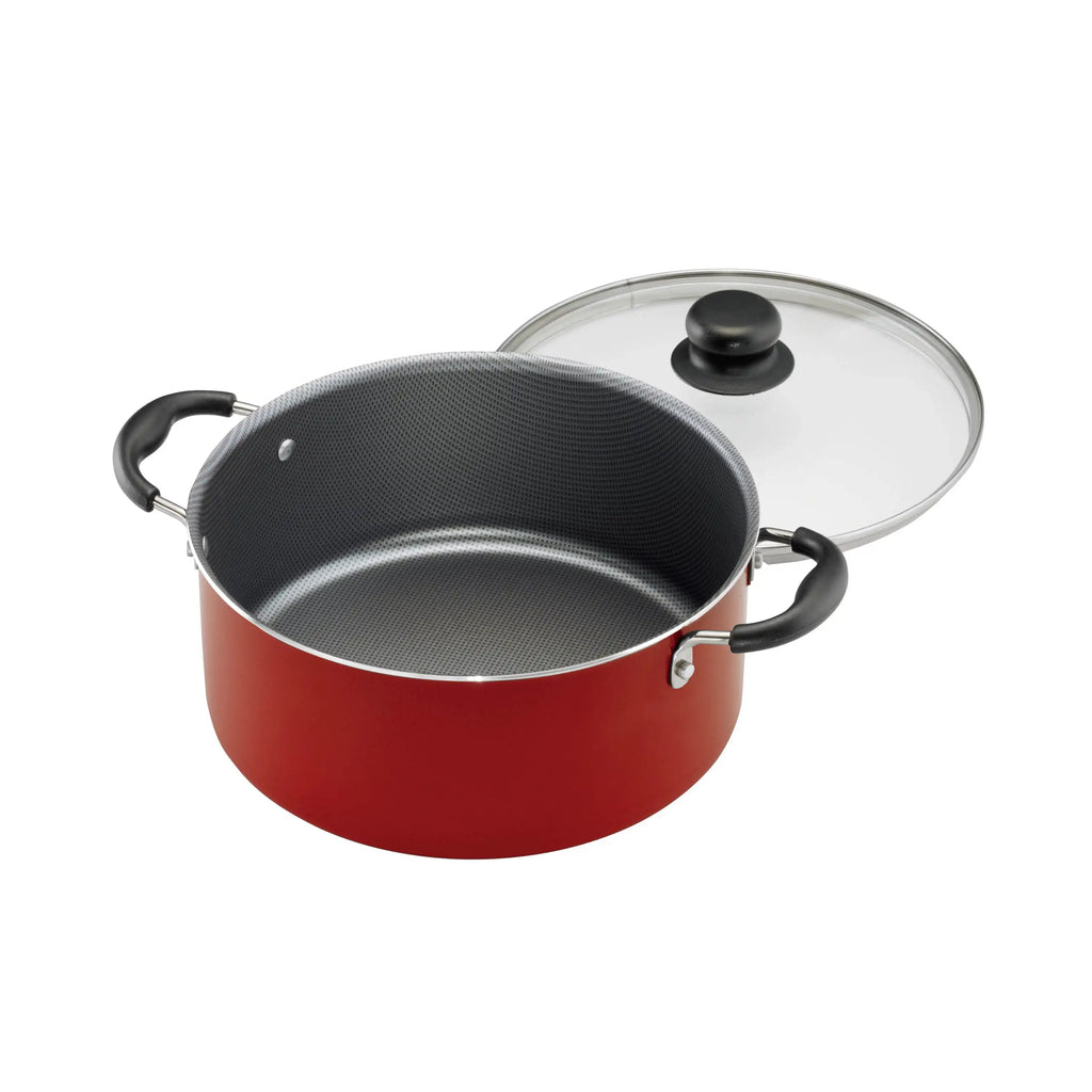 Tramontina Primaware 18 Piece Non-stick Cookware Set, Red