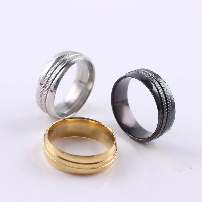 Stainless Steel Wedding and Engagement Band – Unisex Design