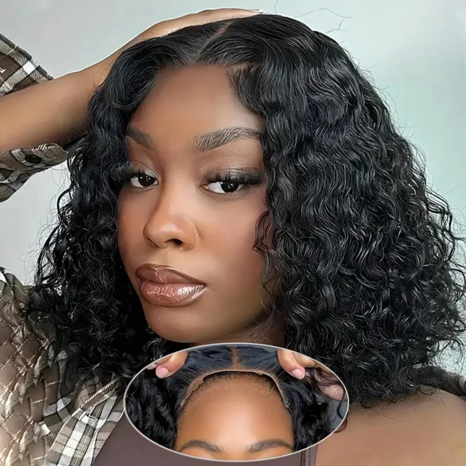 5X5 Hd Lace Closure Wig Bob Wigs Human Hair  250 Density Pre Plucked Pre Cut Pre Bleached Glueless Human Hair Wigs For Women