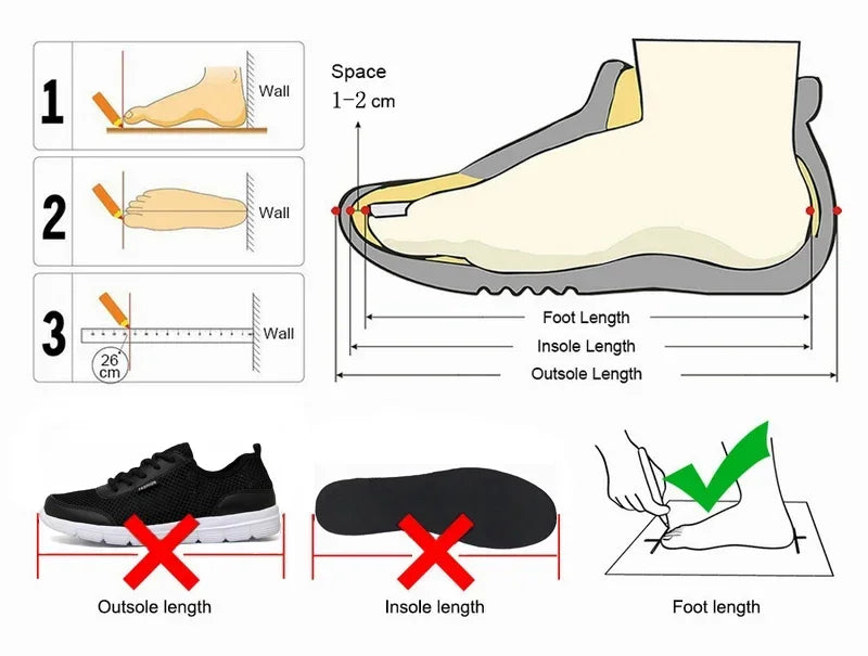 Men’s Slip-On Hiking Shoes Lightweight Waterproof Non-Slip Outdoor Sneakers