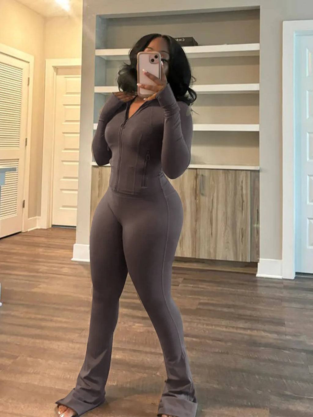 Streetwear Casual Tracksuit Sexy Women Two Pieces Club Matching Set High Street Pants Outfit