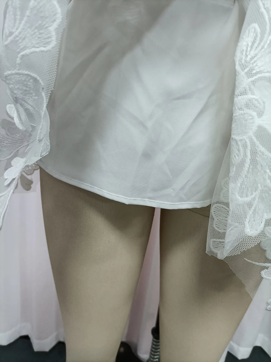 Dresses for Women Strapless Sleeveless High Waist Solid Mesh Mini Dress Female Fashion
