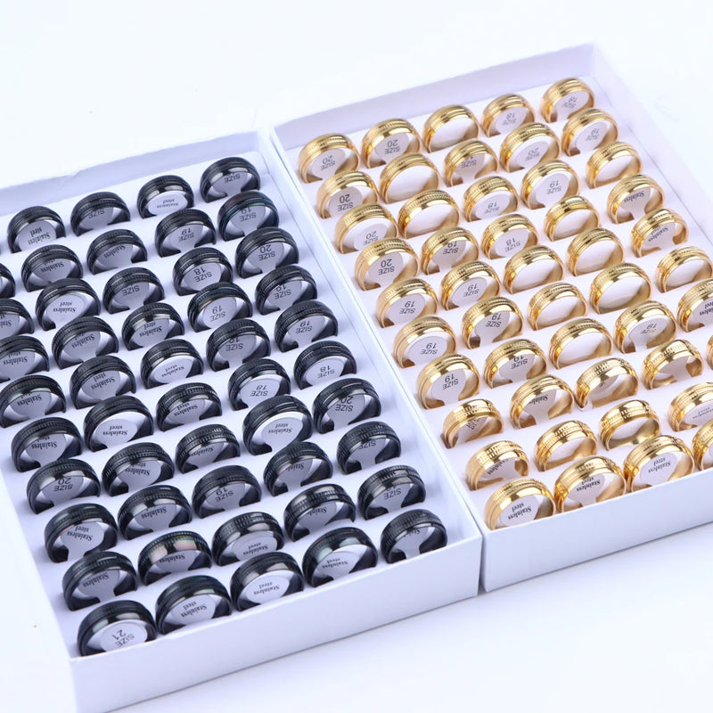 Stainless Steel Wedding and Engagement Band – Unisex Design