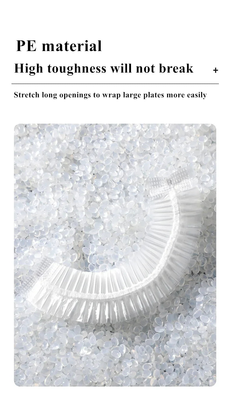 Reusable Elastic Food Covers – Stretchable Bowl and Plate Lids (Set of 6)”