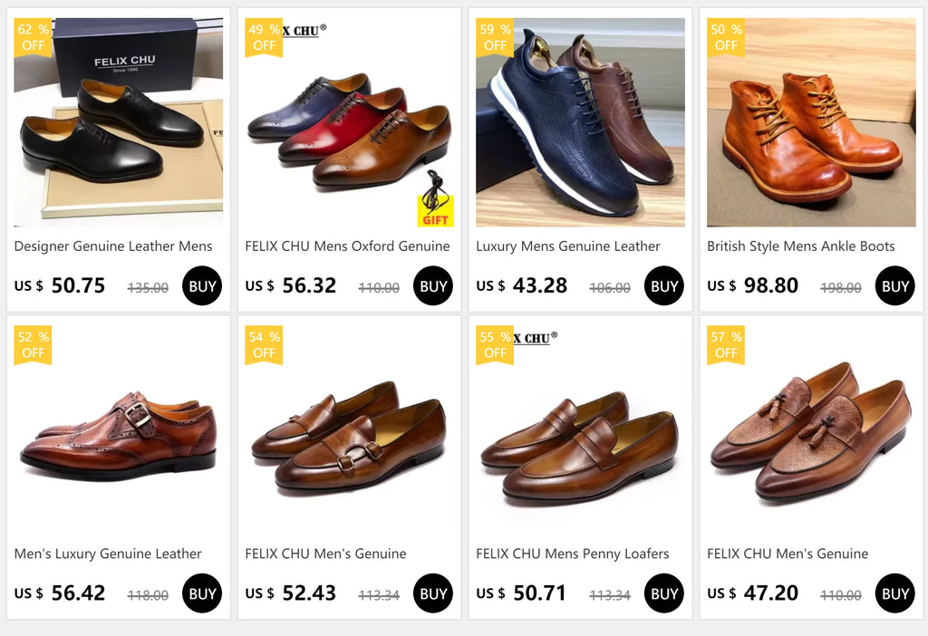 Men's Handmade Brown Monk Shoes Double Buckle Genuine Cow Leather Luxury Wedding Business Formal Basic Men's Footwear