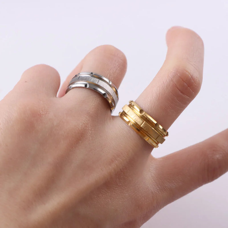 Stainless Steel Wedding and Engagement Band – Unisex Design