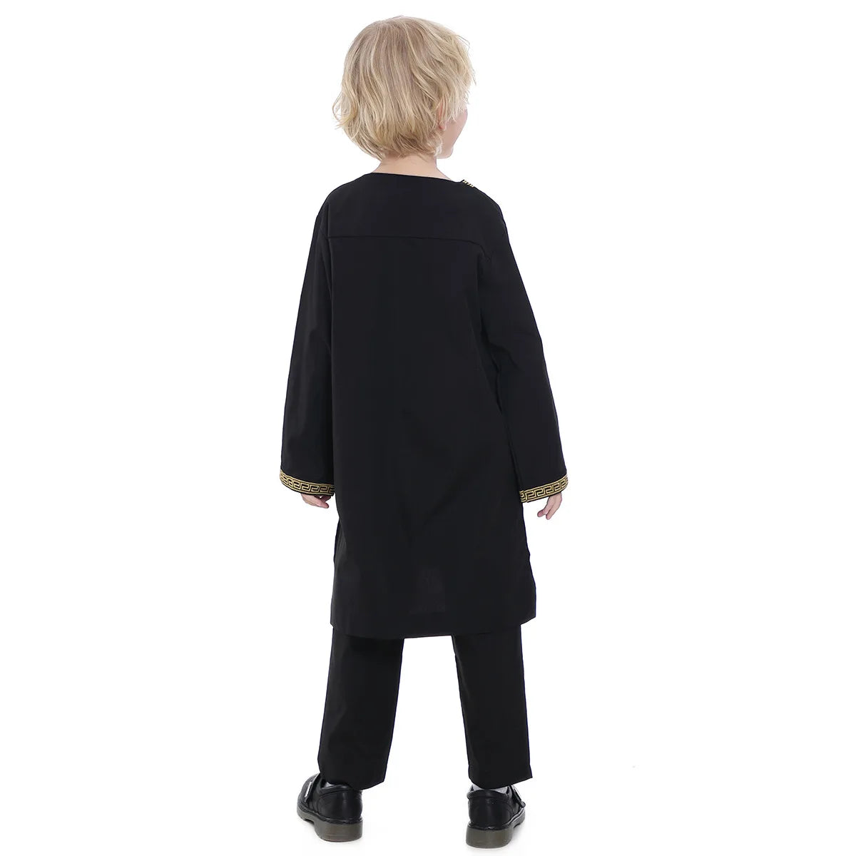 Boys Islamic Thobe – Kids Long Sleeve Traditional Robe