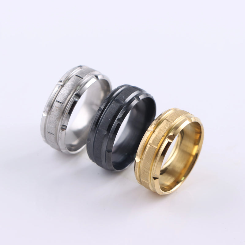 Stainless Steel Wedding and Engagement Band – Unisex Design