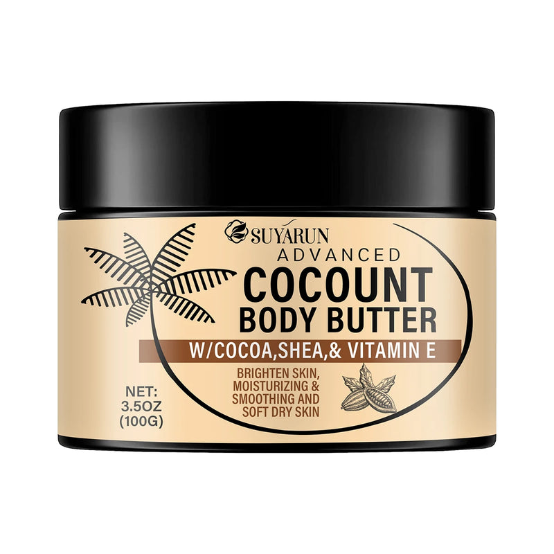 Coconut Body Butter Cream for Deep Moisturizing and Smooth Skin