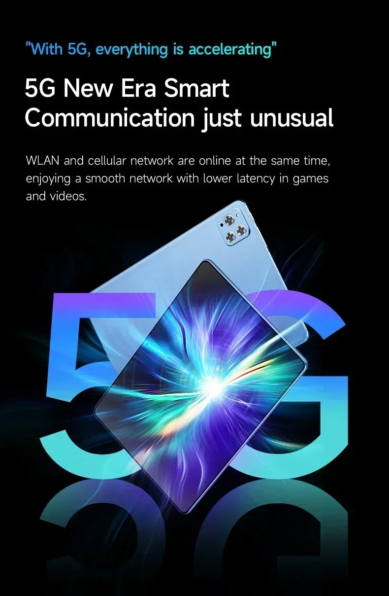 2026NEW Pad Air Pro Ultra Latest Global First Tablet mi Android 15 Snapdragon 8Gen3 11 inch Soft Light Screen WiFi GPS WPS 5G PC
