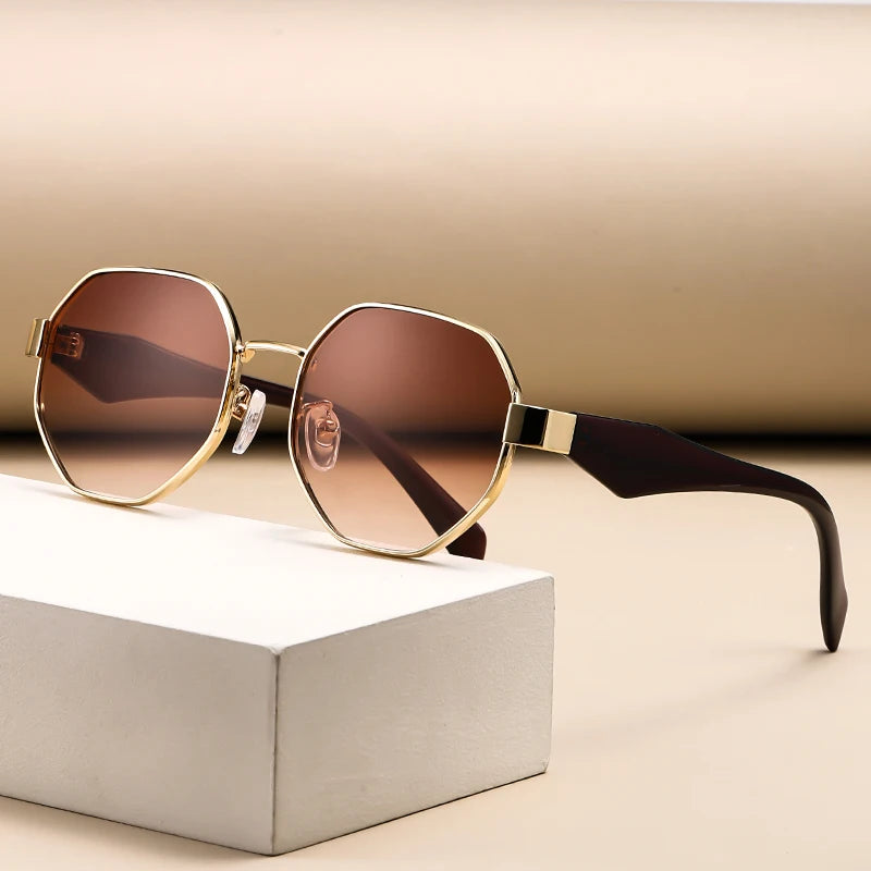 Sunglasses Round Frame Large Frame Sun Glasses Holiday Men Outdoor Cycling Fishing Sunnies Eyewear UV400