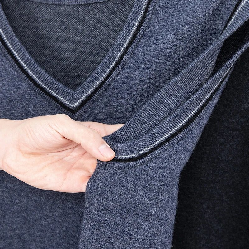 Men’s Casual Sleeveless Knit Vest