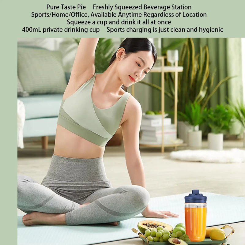 Portable Blender Electric Juicer Rechargeable Fruit Mixers USB Rechargeable Smoothie Mini Blender Multifunction Juice Maker