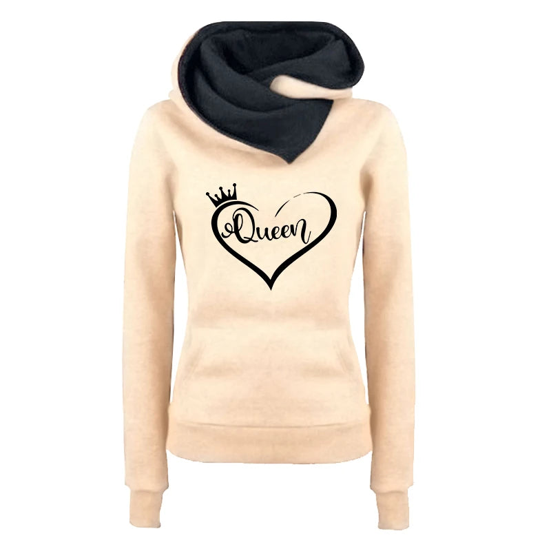Women’s Hooded Tracksuit Set – Casual Long Sleeve Top & Jogger Pants Outfit