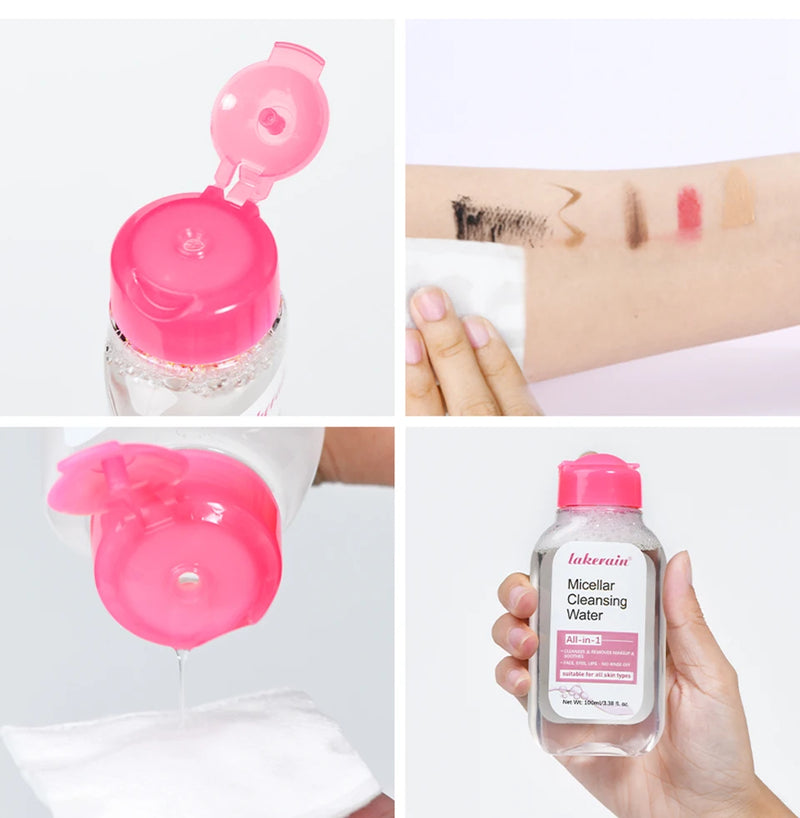 Micellar Cleansing Water Makeup Remover for Face and Eyes