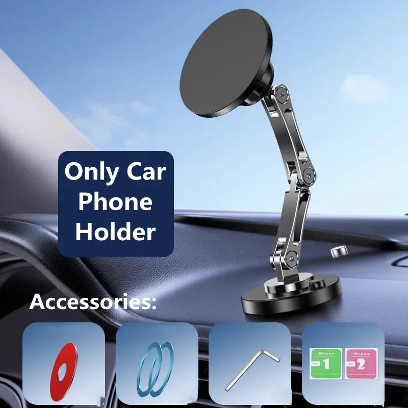 Magnetic Phone Holder with Adjustable Stand – Wireless and Non-Wireless Options