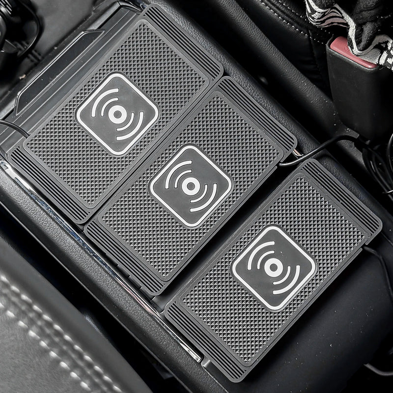 Wireless Car Charger Charging Pad 15w Non Slip Qi Fast Charger for Car Wireless Phone Charger for Android for IPhone 11/12/13/14