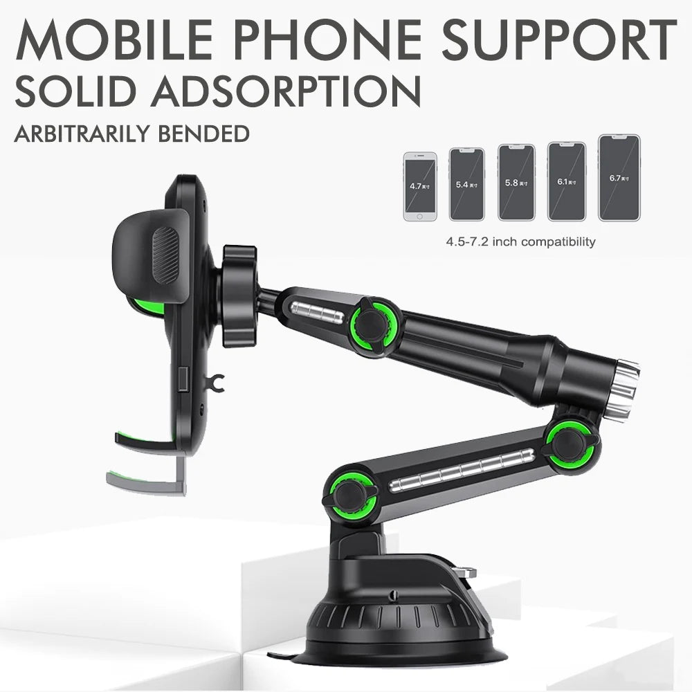 Windshield/Dashboard/Window Universal Suction Cup Phone Holder Suction Cup Car Phone Holder Mount with Sticky Gel Pad Compatib