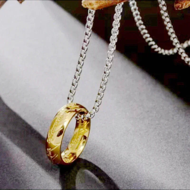 Language Rings for Unisex Fashion Accessories Stainless Steel Jewelry