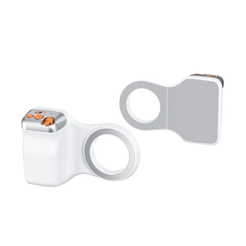 New Magnetic Camera Grip, Bluetooth Zoom Remote, Anti-Shake Handheld Stabilizer for Smartphone Photography