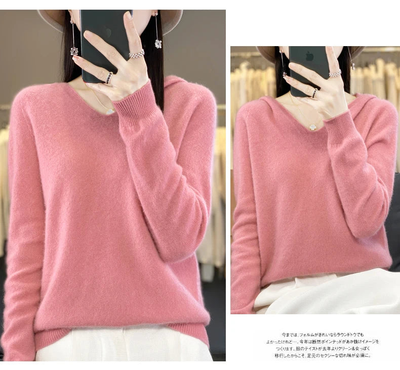 Women’s Loose Knit Sweater – Soft Heavyweight Pullover