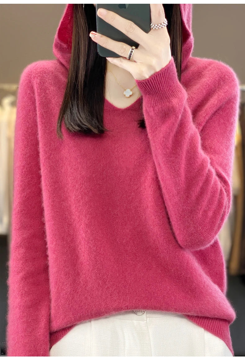 Women’s Loose Knit Sweater – Soft Heavyweight Pullover