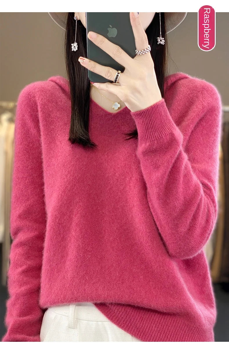 Women’s Loose Knit Sweater – Soft Heavyweight Pullover