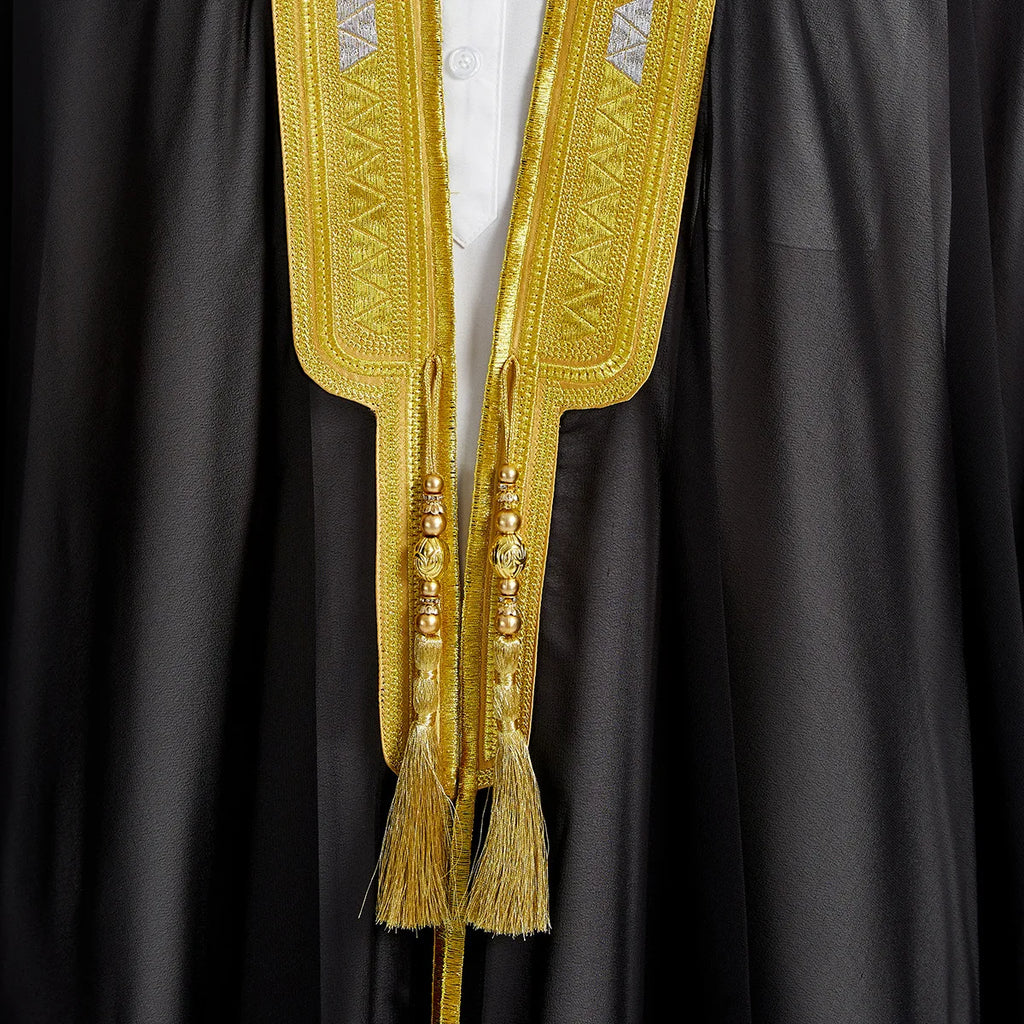Men’s Jubba Thobe – Long Sleeve Islamic Traditional Robe
