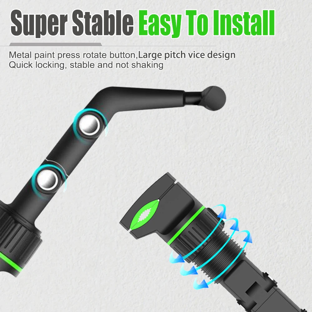 Universal Clip Cellphone Holder 360° Rotatable Car Rearview Mirror Phone Mount for All Smartphones