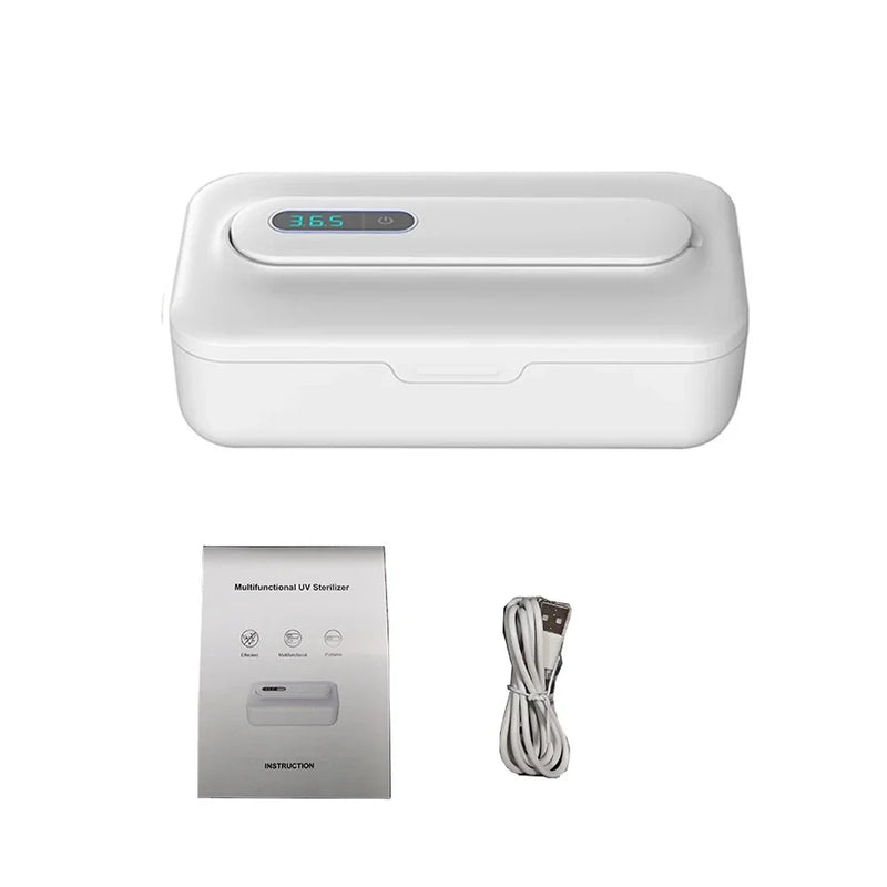 Multifunctional UV Sanitizer Box with Ozone Disinfection for Home and Office