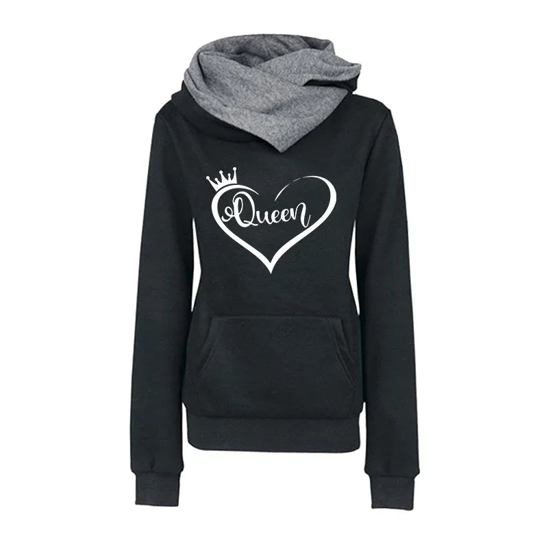 Women’s Hooded Tracksuit Set – Casual Long Sleeve Top & Jogger Pants Outfit
